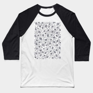 Floral Cluster Baseball T-Shirt